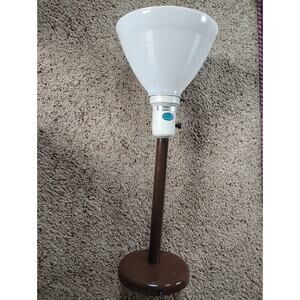 Vintage Tensor Desk Lamp With Milk glass Shade 20" Tall MCM